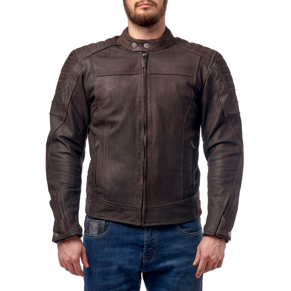 Продажа Куртка кожаная MOTEQ Bro,коричневый