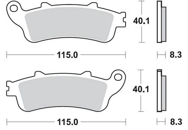 Продажа Braking Комплект тормозных колодок 813SM1 (FDB2098,MCB692,FA261)