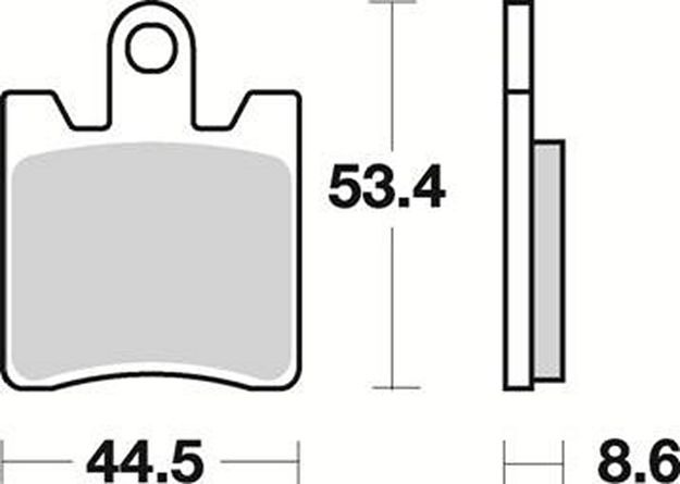 Продажа Braking Комплект тормозных колодок 830SM1 (FDB2085,MCB706,FA283)