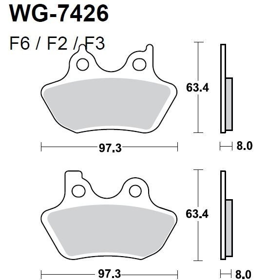 Продажа Braking Комплект тормозных колодок 951SM1 (FDB2097,MCB711,FA400)
