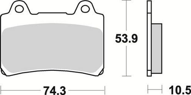 Продажа Braking Комплект тормозных колодок 692SM1 (FDB662P,MCB584,FA123)
