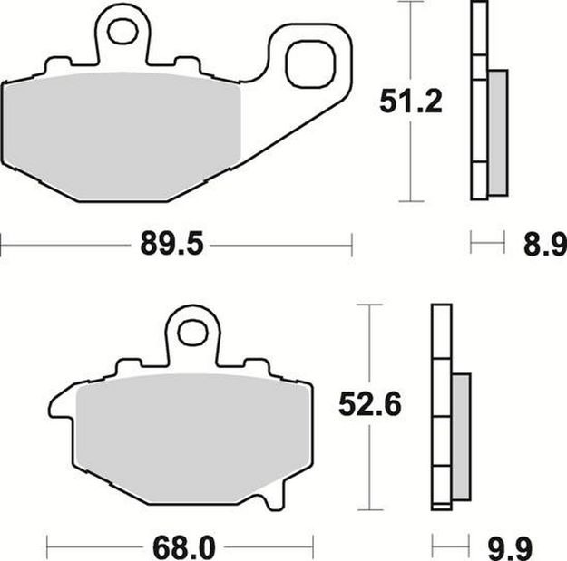 Продажа Braking Комплект тормозных колодок 775CM56 (FDB2012,MCB662,FA192)
