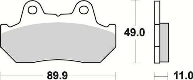 Продажа Braking Комплект тормозных колодок 654SM1 (FDB244,MCB512,FA069)