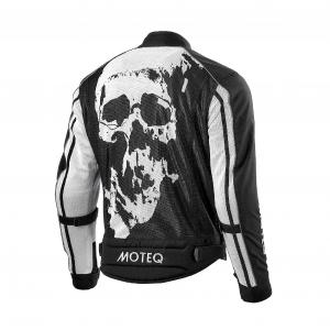 На фото Куртка мужская MOTEQ REBEL, черно-белый