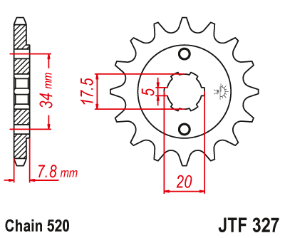 Продажа JTF 327 звезда передняя