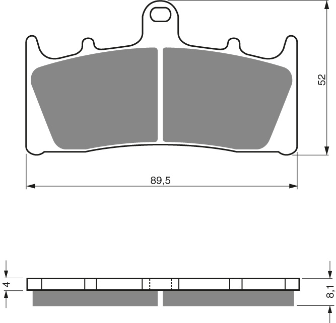 Продажа GOLD fren Колодки тормозные 039 (FDB2144, FDB873)
