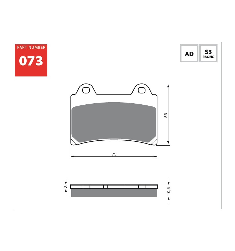 Продажа GOLD fren Колодки тормозные 073 (FDB449)