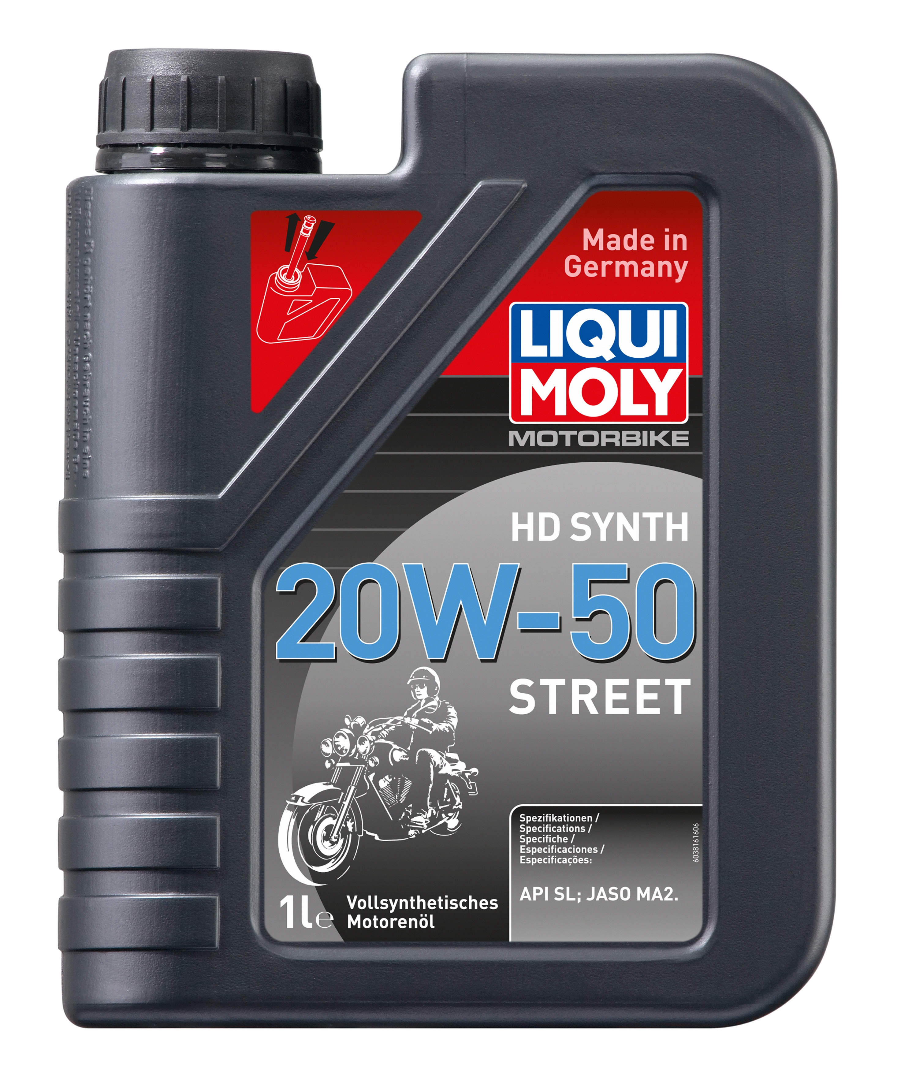 Продажа LIQUI MOLY Мин. моторное масло 4Т Street 20W-50 (1 л.)