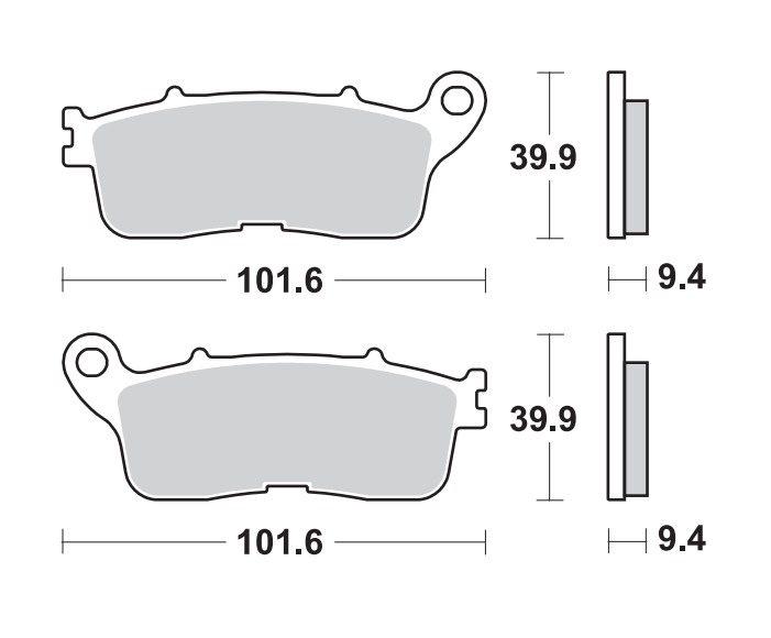 Продажа Braking Комплект тормозных колодок 957CM56(FDB2281,MCB848,FA636HH)