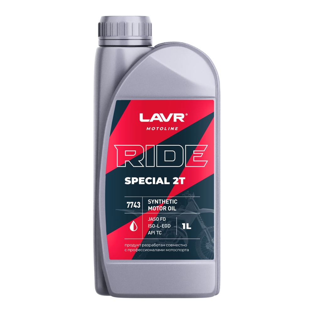 Продажа Моторное масло RIDE SPECIAL 2Т FD LAVR MOTOLINE, 1 л