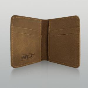 На фото MCP Бумажник кожаный WL(коричневый,Brown)
