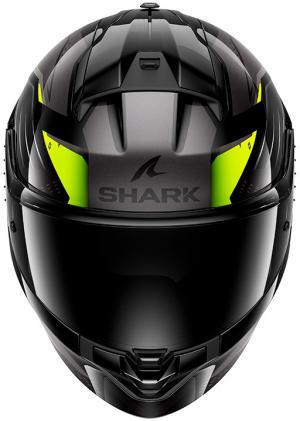 На фото Шлем Shark RIDILL 2 BERSEK Black/Green/Anthracite