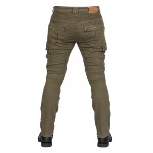 На фото Мотобрюки MadBull Stratum Jeans Olive