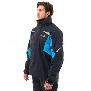 Купить Куртка-дождевик Dragonfly EVO Man Black-Blue (мембрана) На фото Куртка-дождевик Dragonfly EVO Man Black-Blue (мембрана)