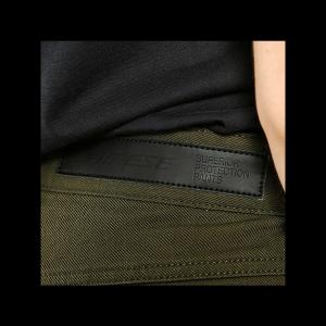 На фото Мотобрюки ткань DAINESE CASUAL SLIM TEX 118 OLIVE