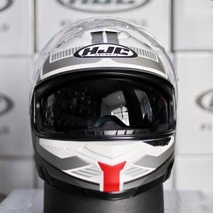 На фото Мотошлем HJC i71 VIZ MC1SF