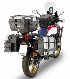 На фото Крепеж TANKLOCK сумки на бак мотоцикла Honda CRF1000L Africa